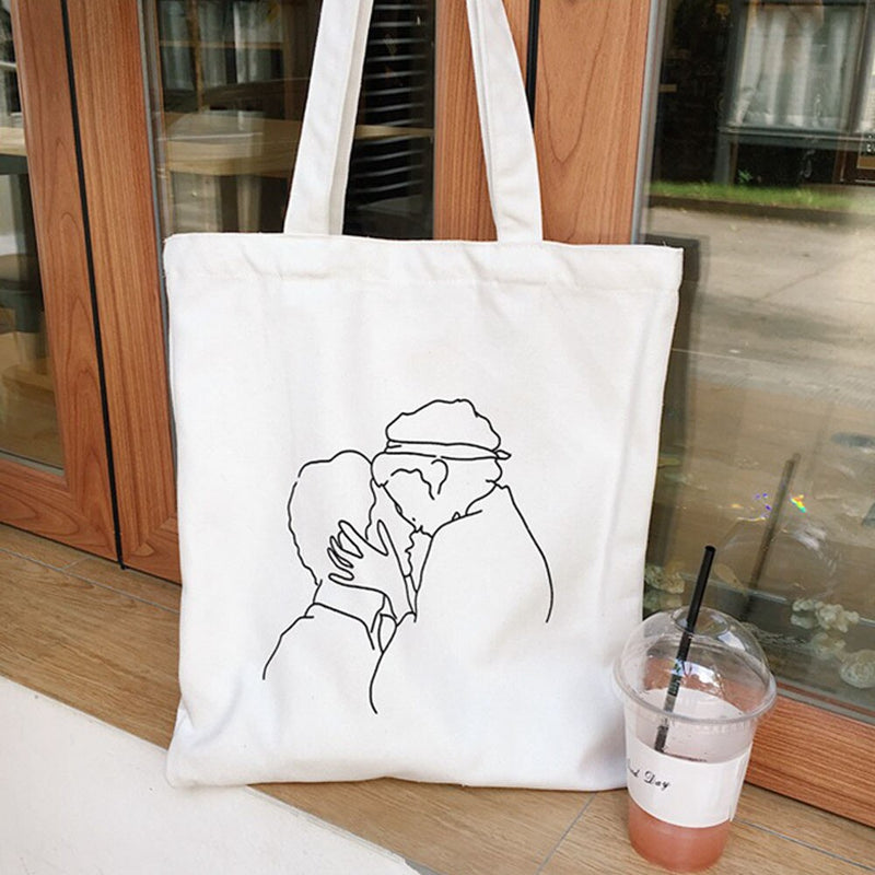 PRINTED CANVAS BAG