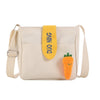 CARROT DETAILED SHOULDER BAG