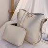 2PCS SOLID BROWN BAG SET