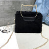 FLUFFY CAT FACE DETAILED BAG