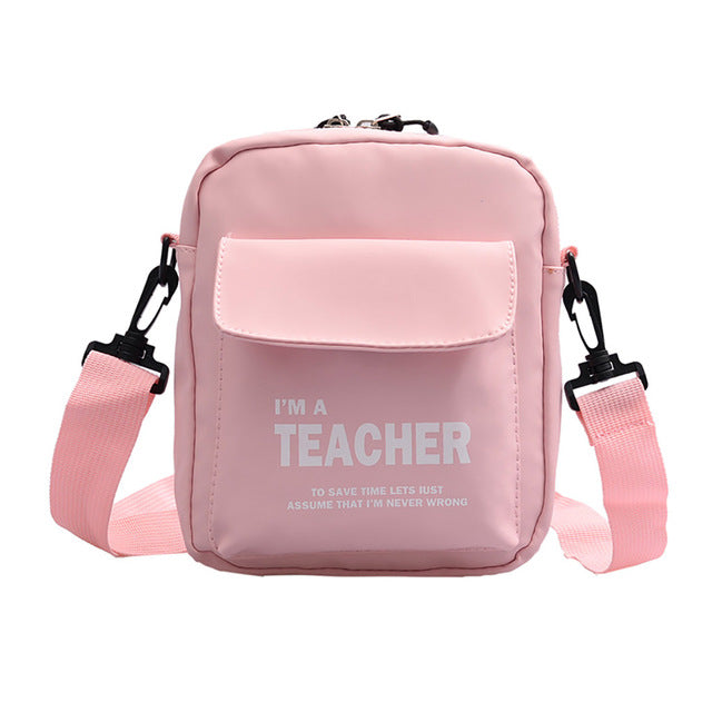 SOFT BLUE MINI MESSENGER BAG