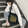 "SELL YOUR SOUL" PRINTED BAG