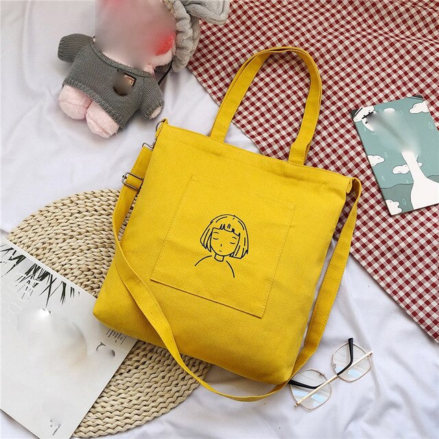 MAN PRINTED CANVAS BAG