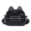 CAT EARS DETAILED SHOULDER BAG