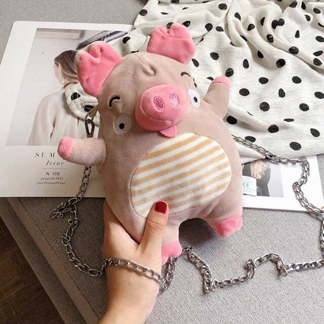 CUTE PIG CROSSBODY BAG