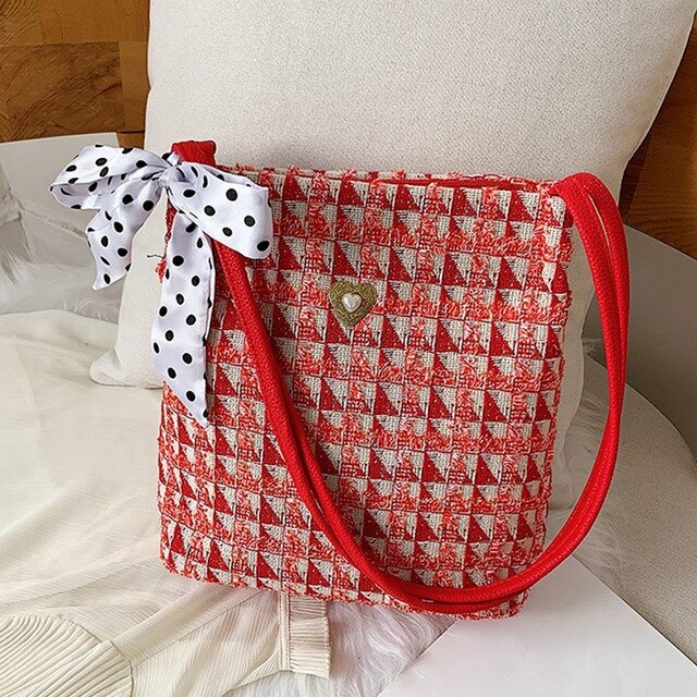 BOW TIE DETAILED BLUE SHOULDER BAG