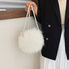 PEARL CHAIN FLUFFY BAG