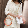 ROUND TRANSPARENT SHOULDER BAG