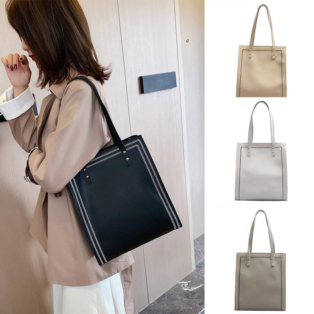 PU LEATHER MESSENGER BAG