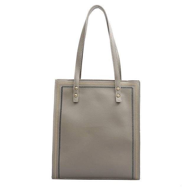 PU LEATHER MESSENGER BAG