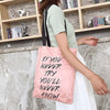 "CAT LOVERS" PRINTED SHOULDER BAG