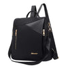ZIP DETAILED BLACK BACKPACK