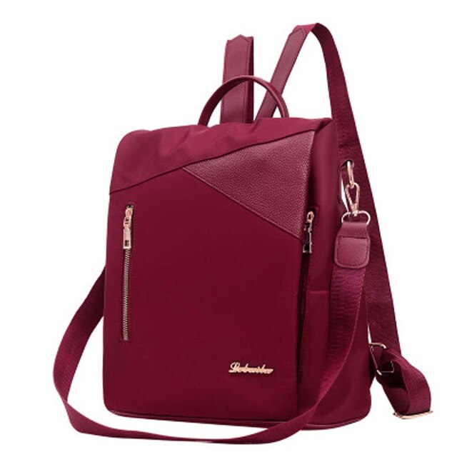 ZIP DETAILED BLACK BACKPACK