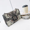 SNAKE PRINTED SHADES OF GREY BAG