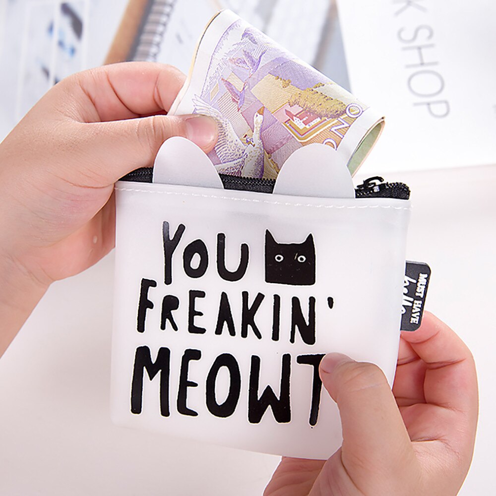 "YOU FREAKIN' MEOWT" COING PURSE