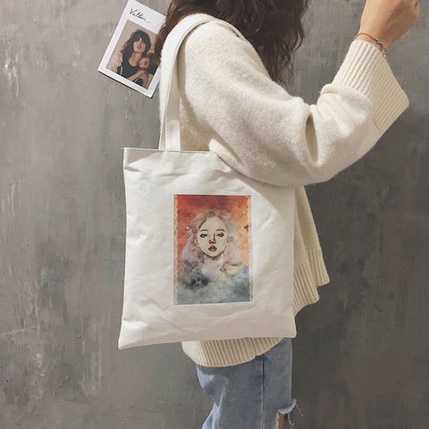 "PUP-SRISE" PRINTED SHOULDER BAG