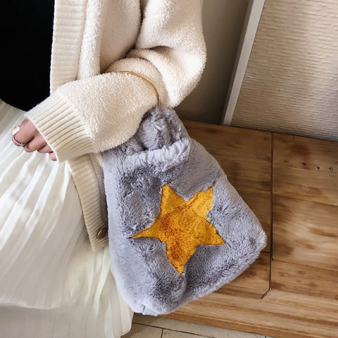 SHOPPING BAG STYLE HANDBAG