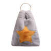 YELLOW STAR DETAILED FLUFFY BAG
