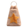 YELLOW STAR DETAILED FLUFFY BAG
