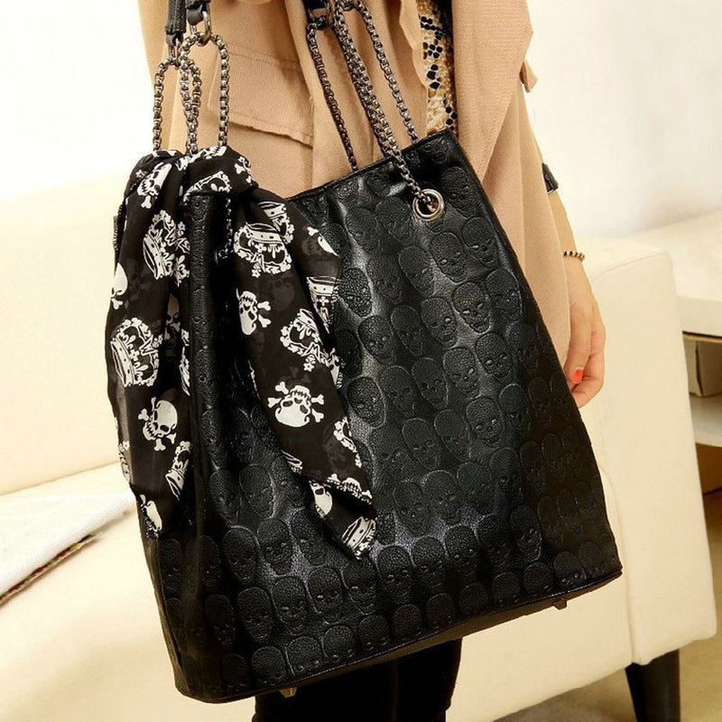 SKULL PRINTED BAG