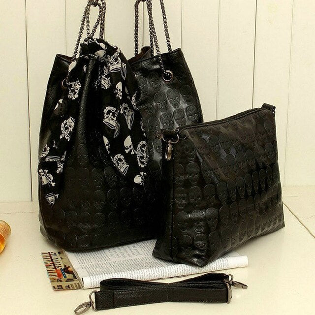 SKULL PRINTED BAG