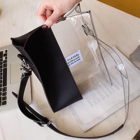 "PUP-SRISE" PRINTED SHOULDER BAG