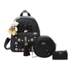 3PCS FLORAL DETAILED BAG SET