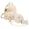 3PCS FLORAL DETAILED BAG SET