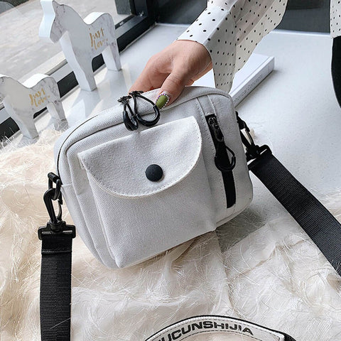 "PUP-SRISE" PRINTED SHOULDER BAG