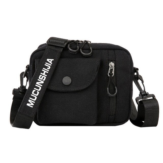 FRONT POCKET DETAILED WHITE BAG