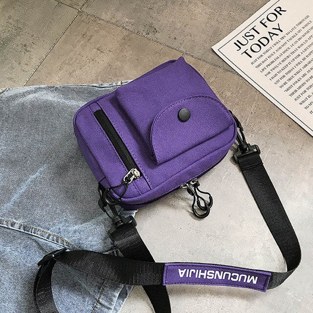 FRONT POCKET DETAILED WHITE BAG