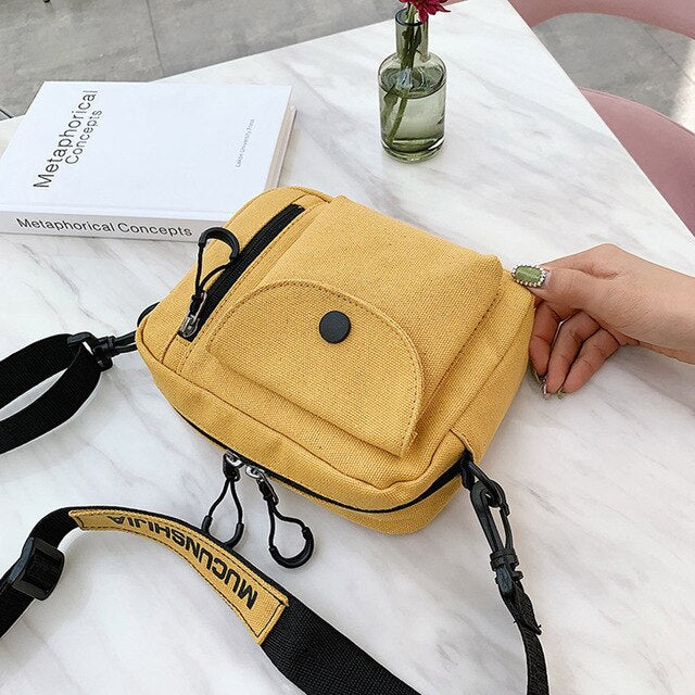 FRONT POCKET DETAILED WHITE BAG