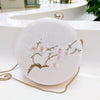 ELEGANT EMBROIDERED CIRCLE BAG