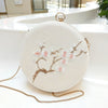 ELEGANT EMBROIDERED CIRCLE BAG