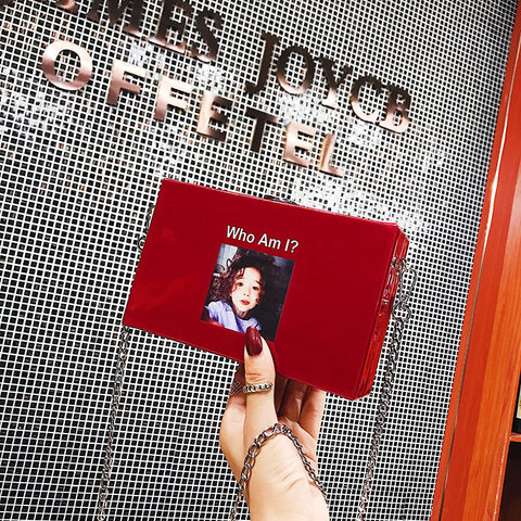 "PUP-SRISE" PRINTED SHOULDER BAG