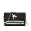 CAT BEAD DETAILED CROSSBODY BAG