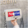 "PUP-SRISE" PRINTED SHOULDER BAG