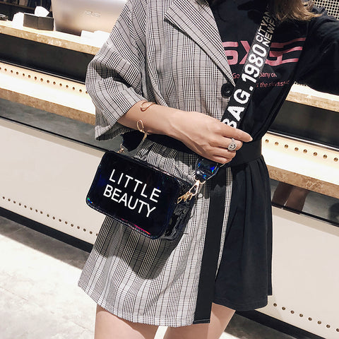 "PUP-SRISE" PRINTED SHOULDER BAG