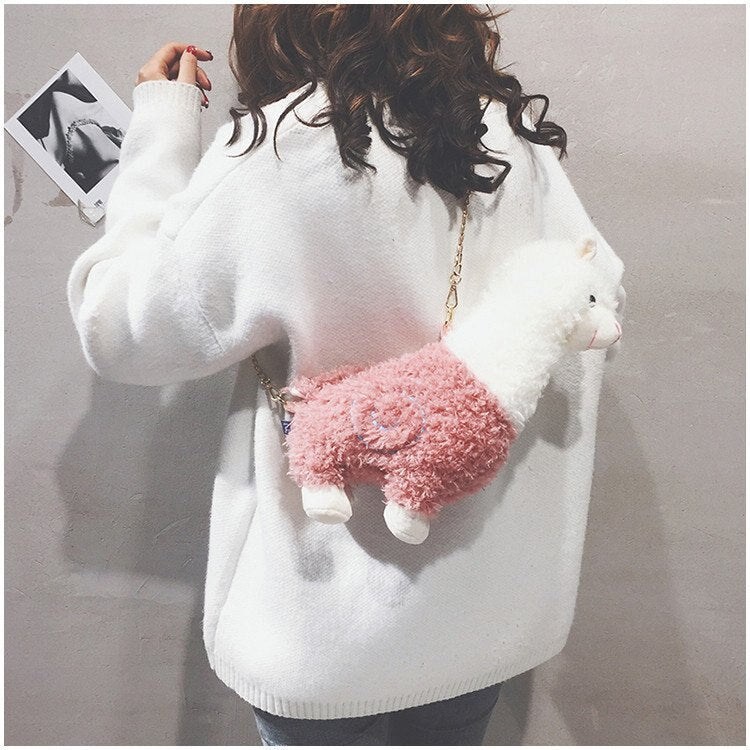 PLUSH ANIMAL SHAPED BAG