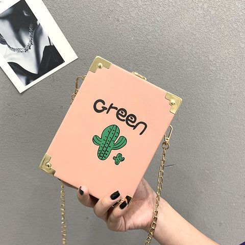 "PUP-SRISE" PRINTED SHOULDER BAG