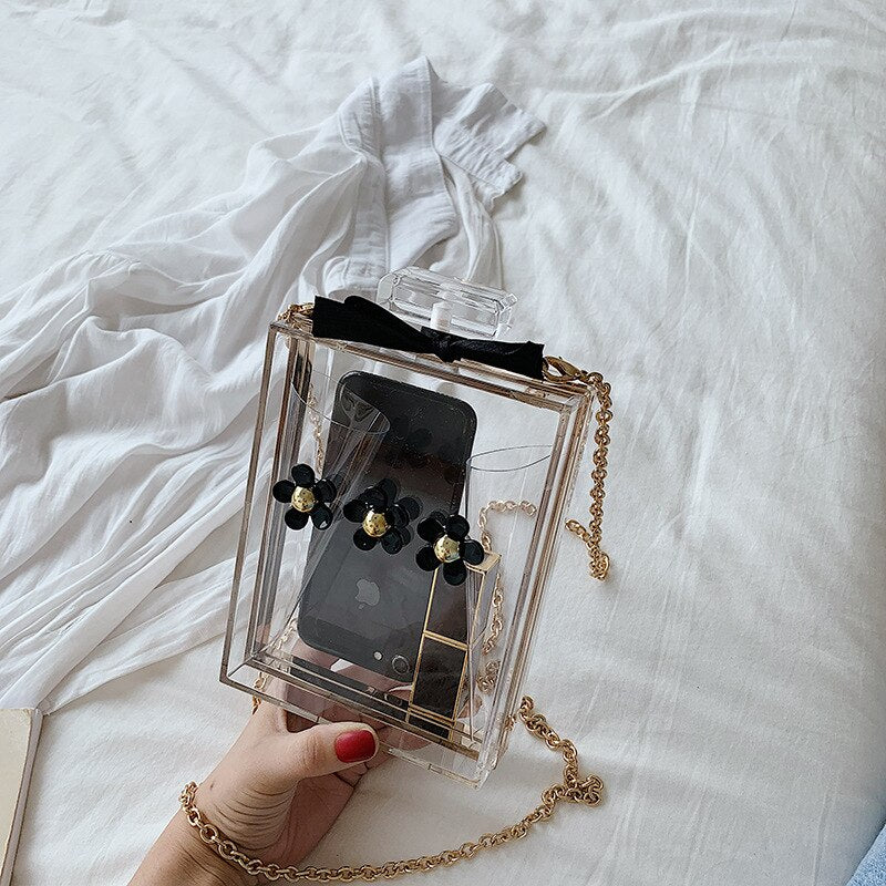 SQUARE TRANSPARENT BAG