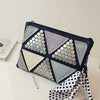 SEQUINED PATCHWORK CLUTCH BAG
