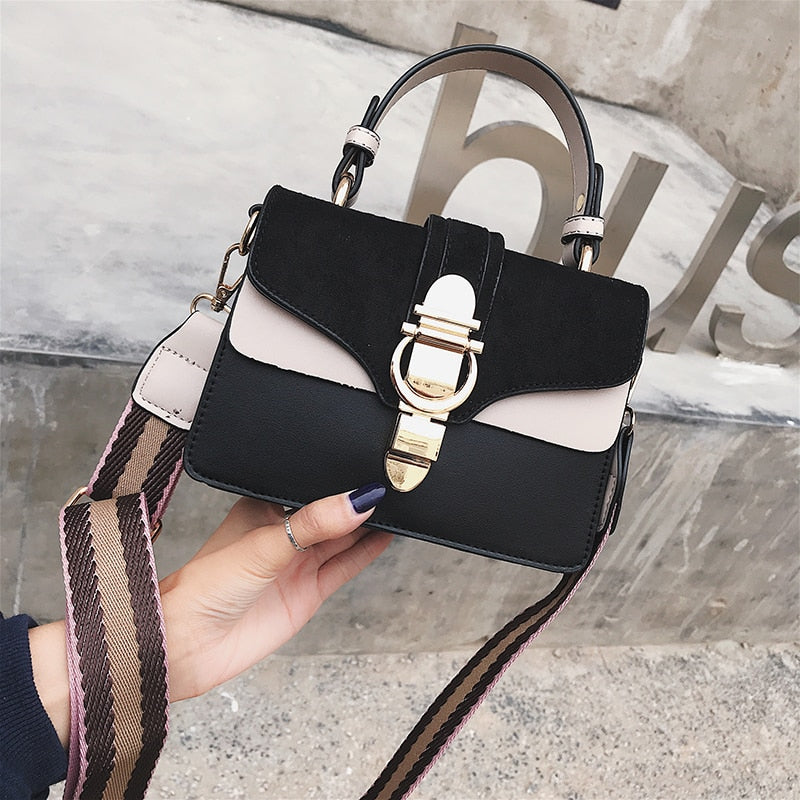 SOLID PINK RIBBON DETAILED HANDBAG