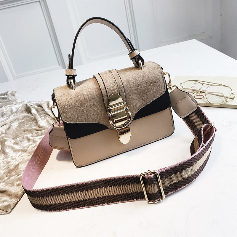 SOLID PINK RIBBON DETAILED HANDBAG