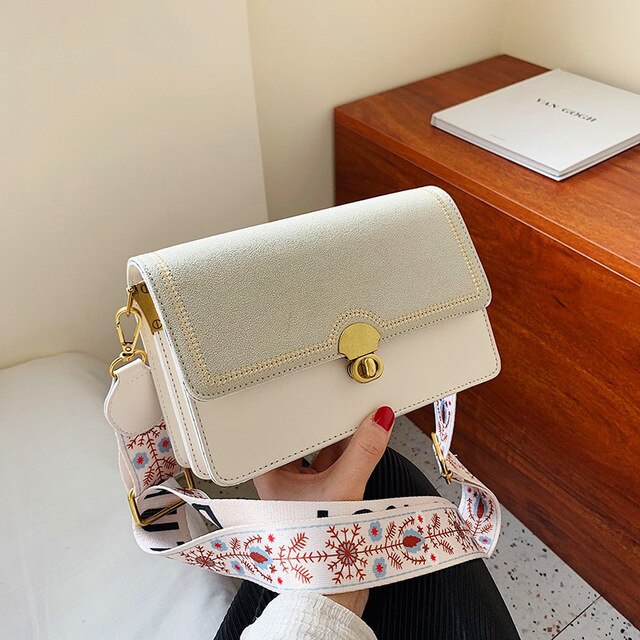 SOLID COLOR CROSSBODY BAG