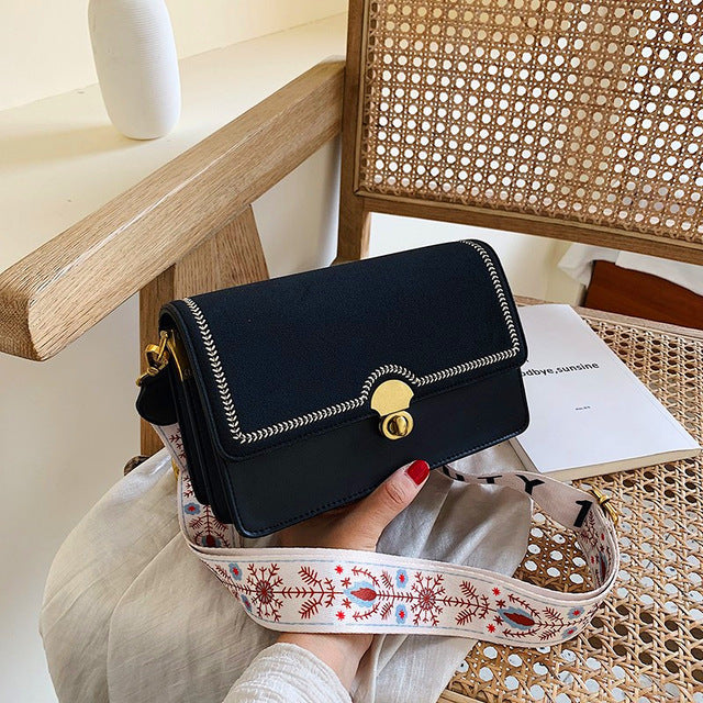 SOLID COLOR CROSSBODY BAG