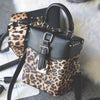 LEOPARD BOX SHAPED BAG