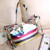 RAINBOW COLORS TRANSPARENT BAG