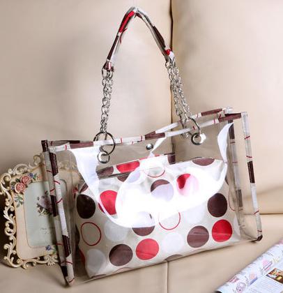 RAINBOW COLORS TRANSPARENT BAG