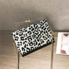 STYLISH LEOPARD PATTERNED BOX BAG